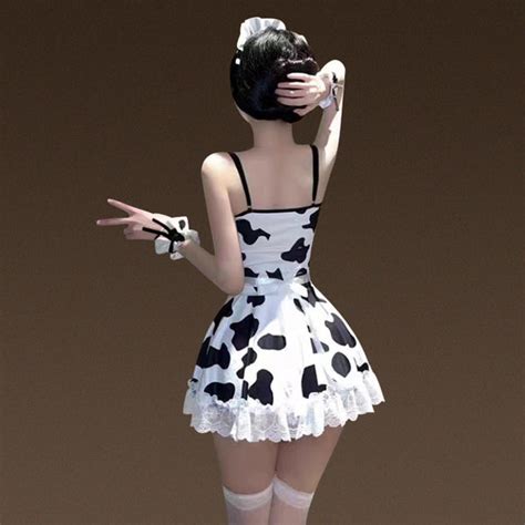 anime cosplay lingerie|Yomorio Sexy Cow Print Lingerie Set Anime Cow Cosplay Outfit .